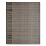 Modern Grey Woven Geometric Area Rug