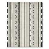 Modern Grey Chevron Stripe Area Rug