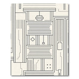 Minimalist Geometric Line Art Area Rug