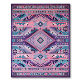 Multi-color and Patterns Vibrant Multi-Color Southwestern Geometric Area Rug