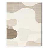 Fluid Beige Abstract Beige and Neutral Area Rug