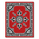 Red Ornate Medallion Ornate Red Persian Medallion Area Rug