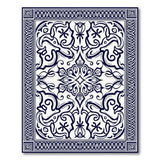 Navy Blue Intricate Traditional Persian Rug