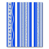 Blue Celtic Knot Stripe Heritage Rug