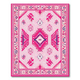 Vibrant Pink Heritage Tribal Heritage Tribal Area Rug