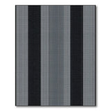 Bold Black and White Bold Black White Vertical Stripe Area Rug