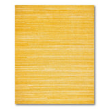Sunny Yellow Horizontal Stripe Area Rug
