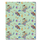 Whimsical Cartoon Moths with Glasses Area Rug