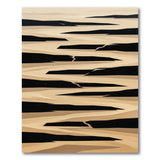 Beige Black Layered Horizon Area Rug