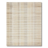 Neutral Beige Woven Geometric Area Rug