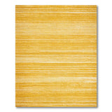 Yellow Horizontal Stripe Area Rug