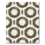 Vintage Laurel Wreath Berry Area Rug