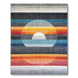 Radiant Sunburst Stripe Area Rug