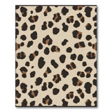 Leopard Print Cream Area Rug