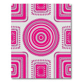 Vibrant Pink Mandala Tribal Area Rug