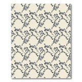 Abstract Ink Horse Beige Area Rug