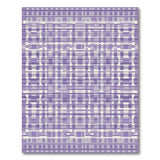 Geometric Modern Purple Geometric Plaid Area Rug