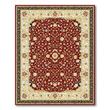 Red Elegant Red Persian Floral Area Rug