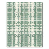 Seafoam Maze Geometric Area Rug
