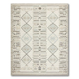 Beige Geometric Diamond Heritage Tribal Rug