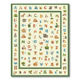 Kids ABC Alphabet Animal Area Rug