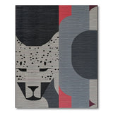 Geometric Leopard Abstract Area Rug