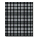 Geometric Modern Black and White Black White Buffalo Check Area Rug