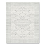 Grey Geometric Modern Modern Grey Geometric Diamond Area Rug