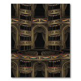 Ornate Theater Gold Area Rug