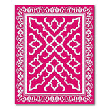 Vibrant Pink Persian Motif Area Rug
