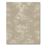 Beige Halftone Dot Abstract Area Rug