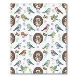 Rainbow Hedgehog Kids Area Rug