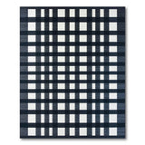 Black White Buffalo Check Area Rug