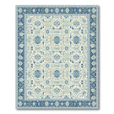 Blue Ivory Traditional Persian Area Rug
