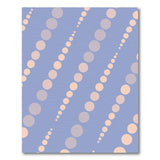 Purple Geometric Bubble Dot Area Rug