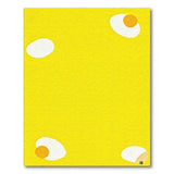 Playful Fried Eggs Yellow Area Rug