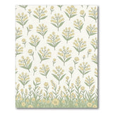 Delicate Yellow Wildflower Floral Rug