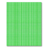 Green Geometric Modern Green Gingham Checkered Area Rug
