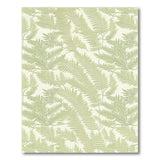 Elegant Green Fern Fronds Area Rug