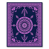 Purple Mandala Medallion Persian Area Rug