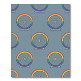Rainbow Hamster Wheel Kids Area Rug