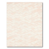 Geometric Modern Blush Pink Wave Area Rug