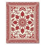 Ornate Red Persian Medallion Rug