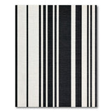 Bold Black White Striped No. 16 Area Rug