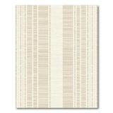 Beige and Neutral Beige Vertical Stripe Geometric Area Rug