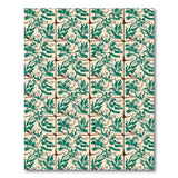 Green Floral Vintage Vintage Green Fern Leaf Area Rug