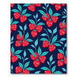 Strawberry Fruit Pattern Strawberry Fruit Pattern Area Rug