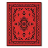Traditional Persian Red Ornate Persian Medallion Area Rug