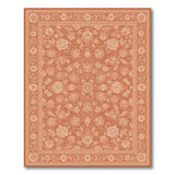 Orange Floral Vintage No. 2 Area Rug