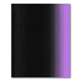 Modern Black-to-Purple Halftone Gradient Area Rug